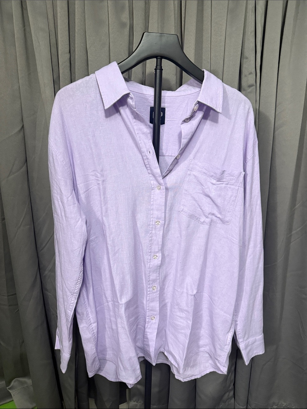 GAP Lavender Button-Down Casual Women's Shirt